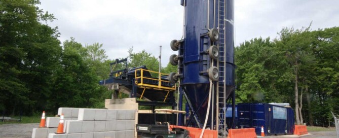 System Consists of Primary Screen-Smartfeed Chemical Treatment Technology-Clarifier Thickener –Geotextile Tube Dewatering