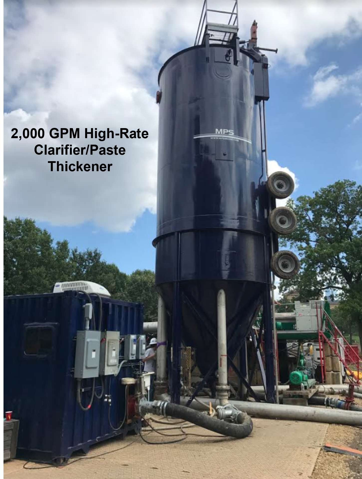 UMPS 2,000 GPM High-Rate Clarifier/Paste Thickener