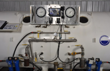 Deep diving air and mixed gas