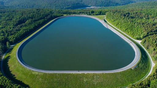 Pumped Storage Hydroelectric reservoir storage basin
