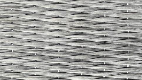 Carbon fiber fabric detail